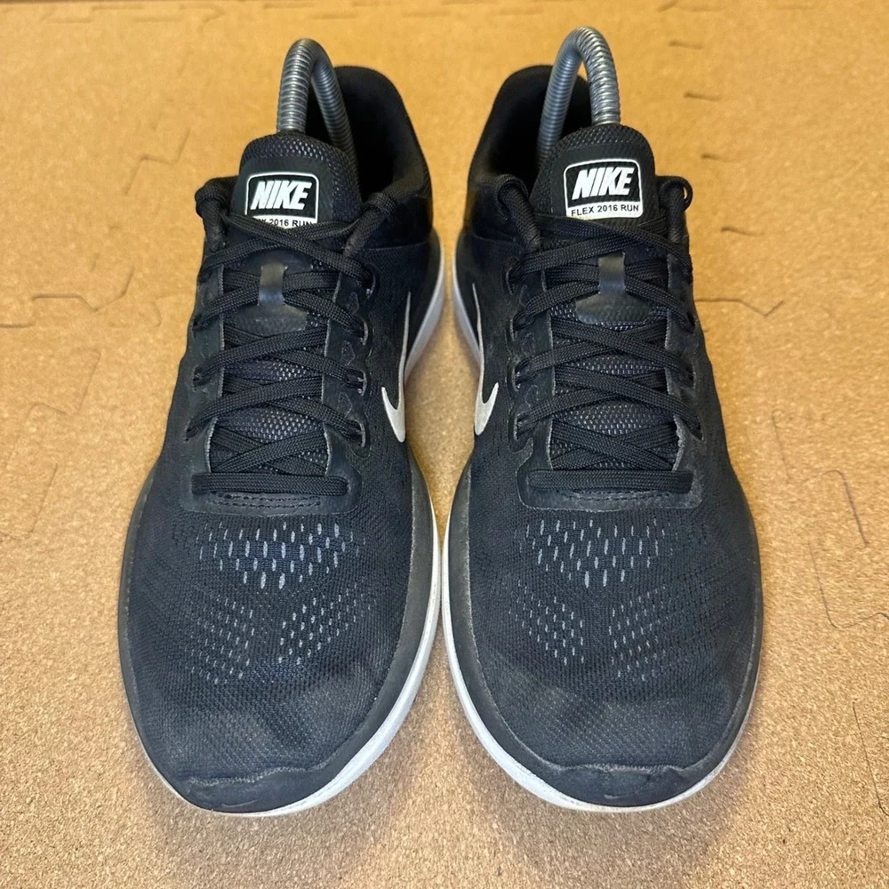 Nike Flex 2016 Run Womens Black White‎ Running Shoes 830751-001 Size 8.5